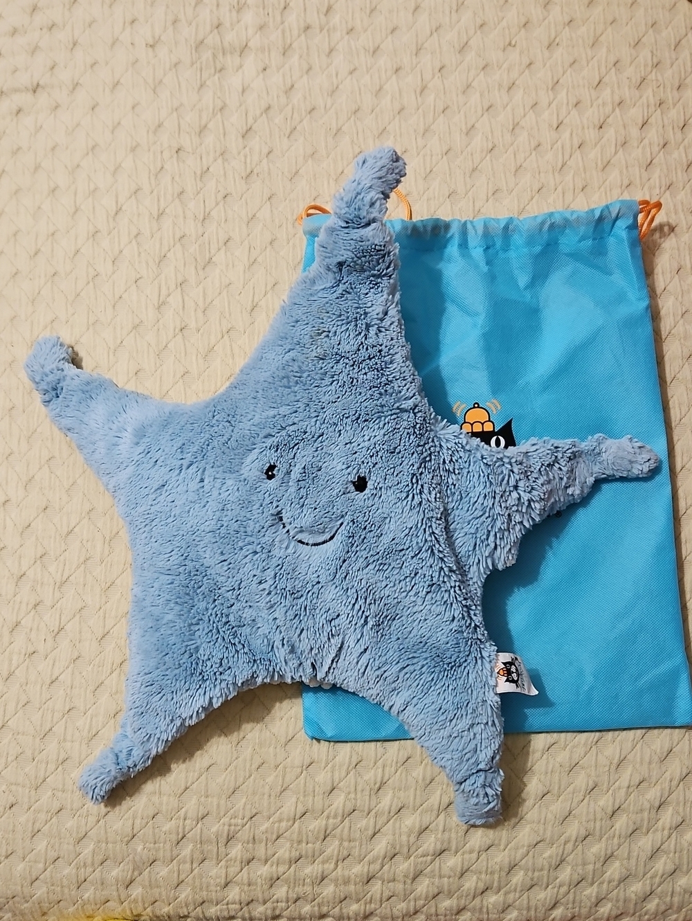Jellycat Skye Starfish Retired 20" Blue Plush Lovey Stuffed Animal Soft!